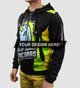 100% personalized, fully printed Zip Hoodie from Jersey Clinic