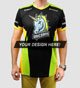 Player in customized, 100% personalized E-Sport jersey from Jersey Clinic